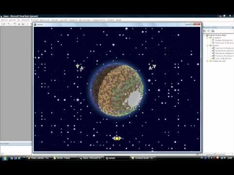 [ Visual Basic 6 ] Tile-based (simulated 3D) planet (2012)