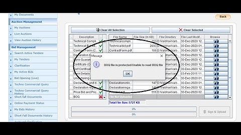 FIXED: BOQ FILE IS PROTECTED AND UNABLE TO READ BOQ FILE ERROR | TENDER-EXPERTS