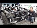 Custom Fabricated Charge Piping & Intercooler Mounting: 240SX Restomod Ep.30