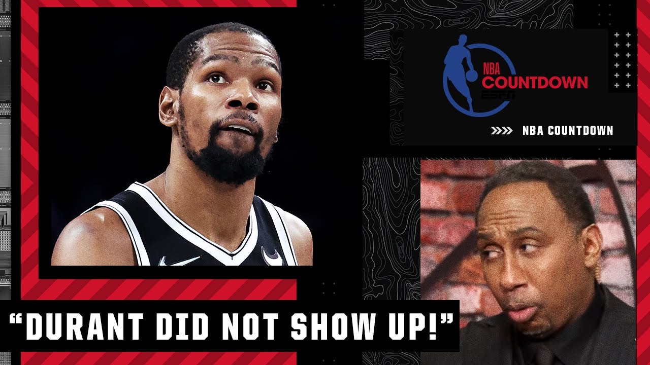 Stephen A. reacts to the Nets' loss to the Celtics: Kevin Durant did NOT show up! | NBA Countdo