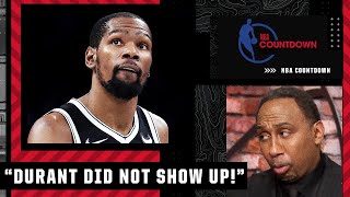 Stephen A. reacts to the Nets' loss to the Celtics: Kevin Durant did NOT show up! | NBA Countdown
