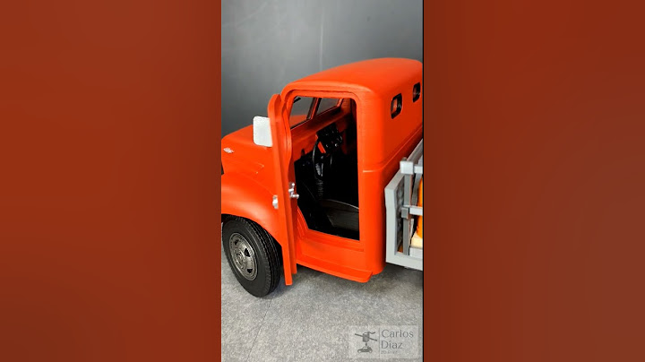 Camión de Butano "Botellero" 1/18 3D Print FDM