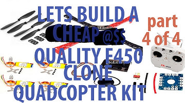 F450 Quadcopter kit with cx20 remote step by step part 4