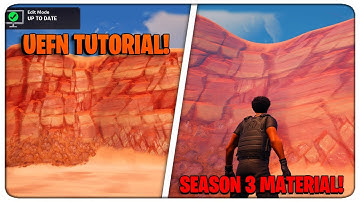 How To Make CHAPTER 5 SEASON 3 TERRAIN in UEFN! - Tutorial