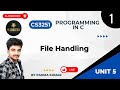 5.1 File Handling | Programming in C | CS3251 | Anna university R2021 in Tamil