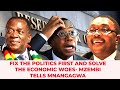Fix the politics first and solve the economic woes mzembi tells mnangagwa