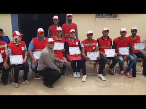 الهلال الأحمر المغربي فرع ابن أحمد يحط رحاله بولاد سعيد إقليم سطات 16 04 2017