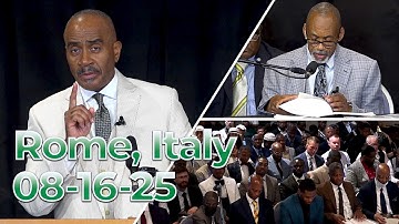 First Church TOG Broadcast August 16th, 2025 Saturday PM Edited With Scriptures from Rome, Italy.