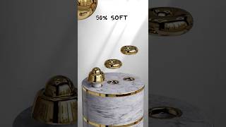 0% vs 100% Machine x Torus Soft Body 3D Simulation in Cinema4d