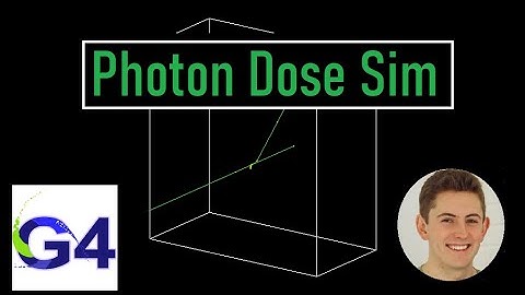 "Photon Dose Sim" Geant4 application demo and code walk-through