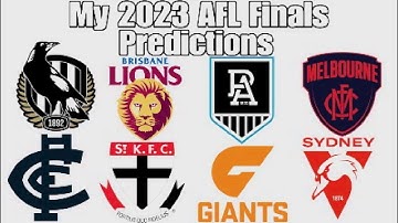 My 2023 AFL Finals Predictions