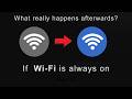 What Really Happens When You Always Leave Wi Fi On