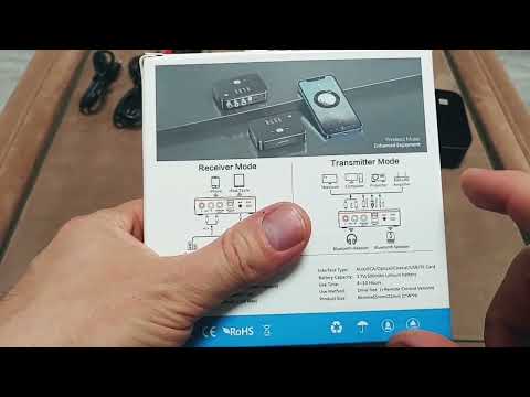 Bluetooth адаптер M8 Приемник Передатчик аудио Coaxial Optical AUX RCA MicroSD USB плеер обзор
