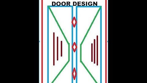 Autocad Full Course in pashto| Lecture-12 || how to draw 2D door design || by Muhammad Qaisar||