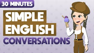 30 MINUTES to Practice SPEAKINGEnglish | Simple English Conversations