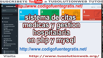 sistema de gestion hospitalaria citas medicas php mysql