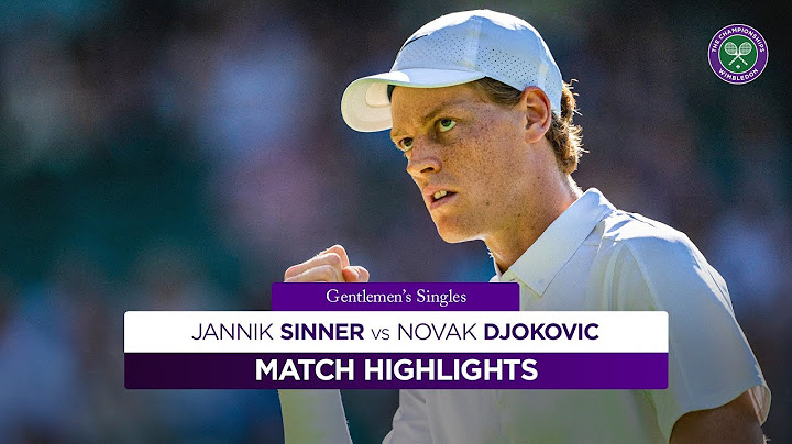 Sinner looking supreme | Jannik Sinner vs Novak Djokovic | Highlights | Wimbledon 2025