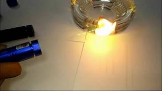 It is funny to using a laser pointer to light a match@laserpointerpro.com