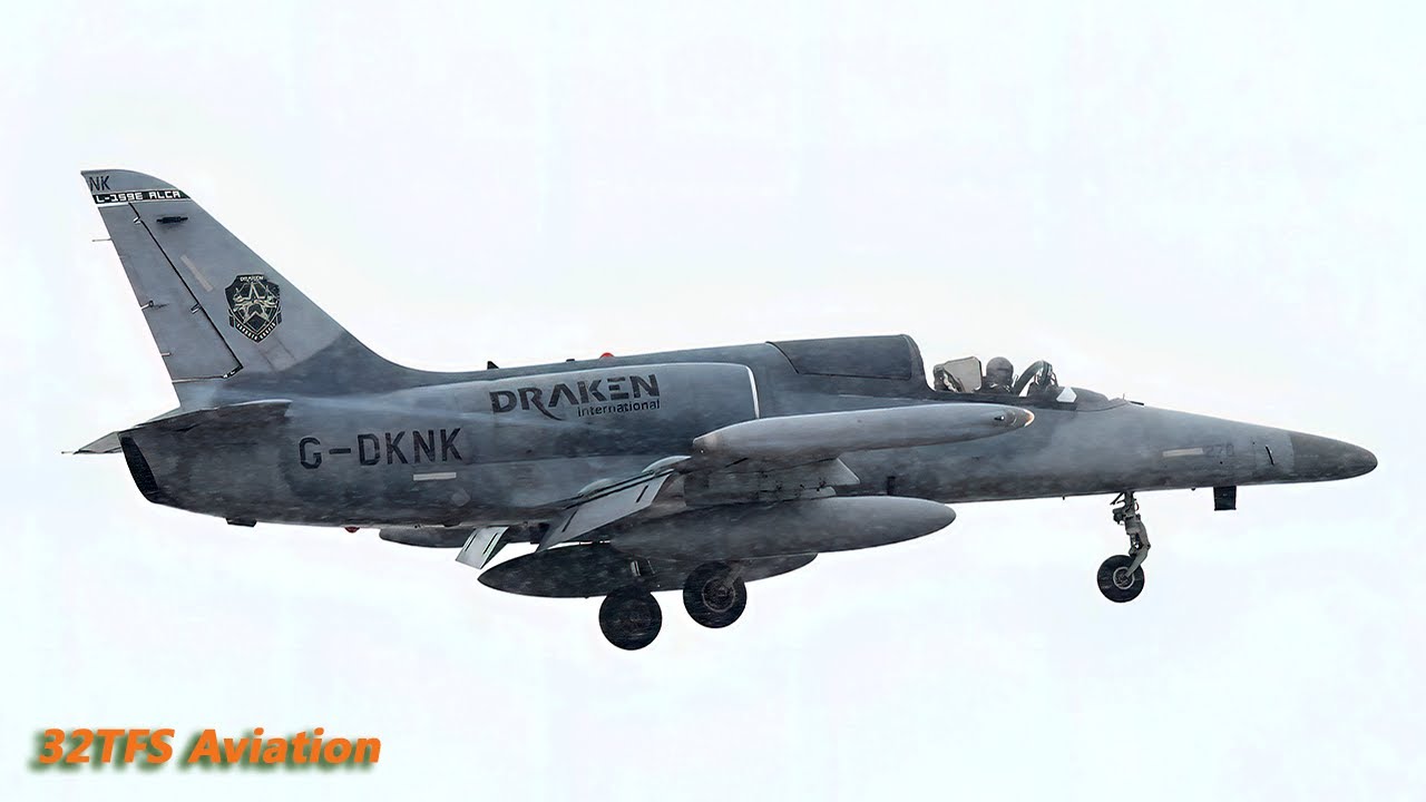 [4K] Leeuwarden AB: L-159 Alca Draken recovery | Polly FLT F-35A (ATC)