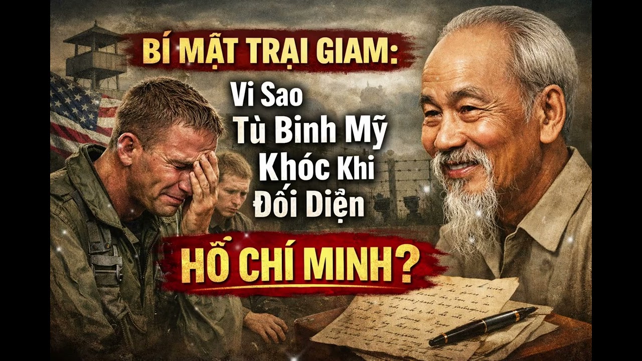Bí Mật Trại Giam: Vì Sao Tù Binh Mỹ Khóc Khi Đối Diện Hồ Chí Minh?