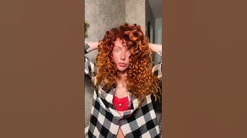 #curlunboxing #curlyhair #gingercurlyhair #morningcurls #hairgoals