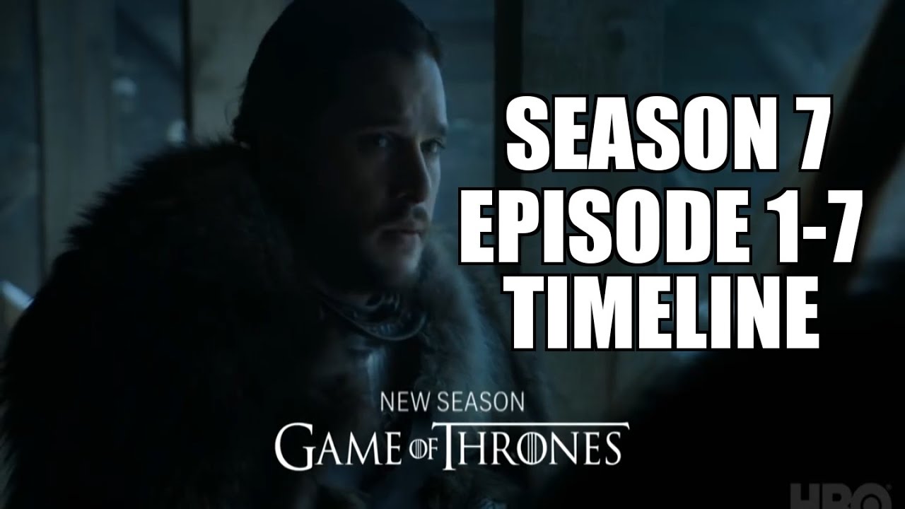 Game Of Thrones Season 7 Leaked Scripts Ep 1 7 Timeline