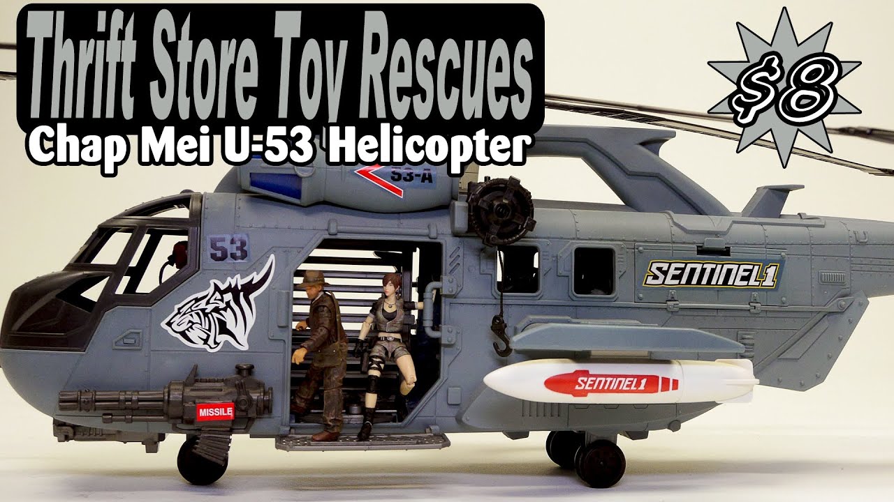 Thrift Store Toy Rescues | Chap Mei Sentinel 1 Helicopter U-53 | 1
