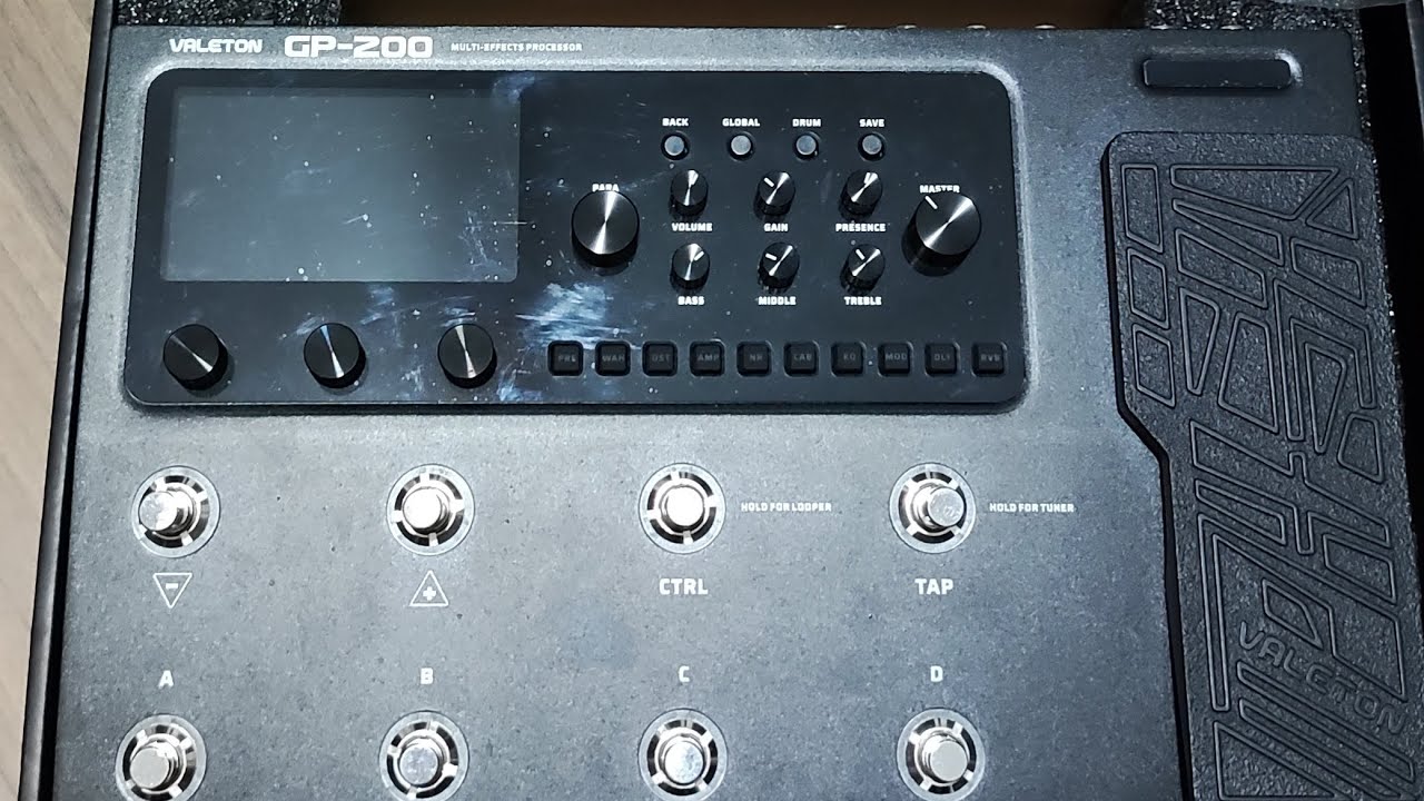 Valeton GP200 - Aula Tutorial timbre Distorção do Zero - YouTube