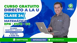 🔴Curso Gratuito-📕Admisión 2024🏫Ingreso a la Universidad-📚Clase 24 -🧠Aptitud Numérica