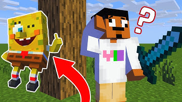 Minecraft SPONGEBOB HIDE AND SEEK!! - Morph Mod Hide And Seek