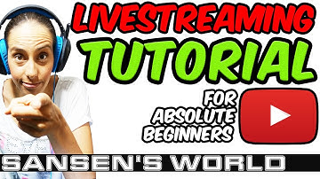 OBS livestream tutorial for ABSOLUTE BEGINNERS (2019)