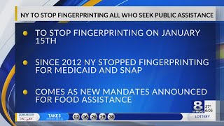 NY to stop fingerprinting all who seek public assistance