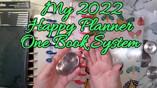 2022 Setup of my Happy Planner "One Book System"/ Frankenplanner Setup for the New Year