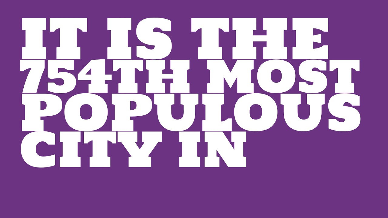 How does the population of Salina, KS compare to Manhattan? YouTube