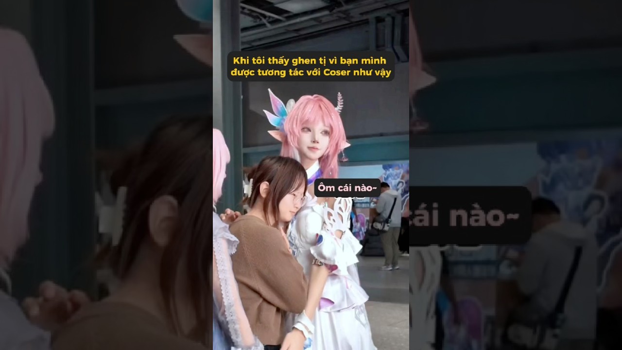 Khi tôi ghen tị vì bạn mình có thể tương tác như vậy... #meowcosplay #short