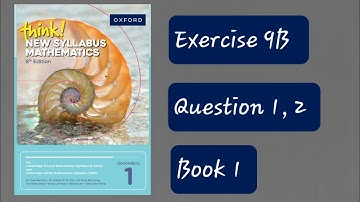 Exercise 9B (Ratio and Rate) Question 1, 2 Think New Syllabus Mathematics 8th Edition Book 1