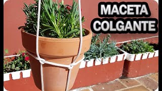 Como Hacer Una Maceta Colgante En Menos De Un Minuto || La Huertina De Toni