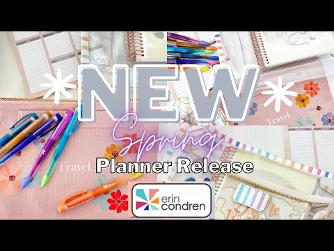 NEW ERIN CONDREN | SPRING RELEASE COLLECTION | ON THE GO TOTES AND TRAVEL ESSENTIALS