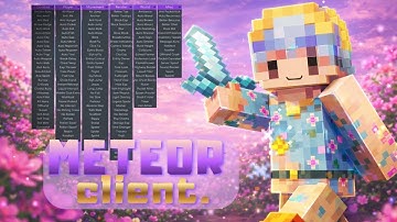 Hack Client: Meteor Client pour Minecraft 2025 - 1.21.11 Meilleur client free