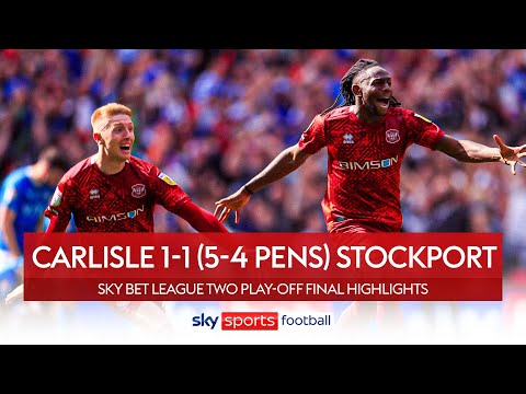 Carlisle Seal Promotion To League One | Carlisle 1-1 Stockport | Highlights