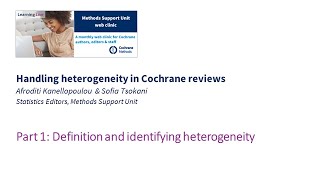 Part 1: Definition and identifying heterogeneity