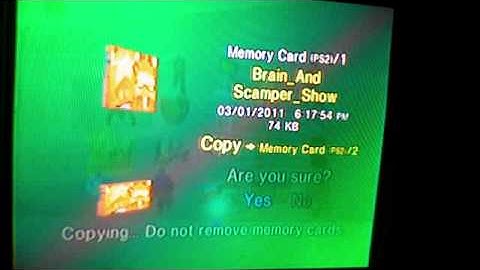 How to Copy & Delete for PS2 Save Icon