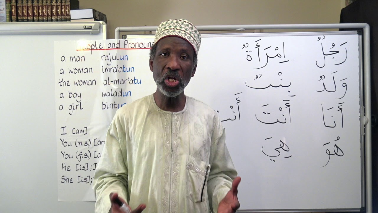 Gateway to Arabic Book 2, Lesson Sixteen: People and Pronouns - YouTube