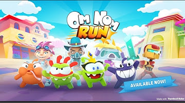 Om Nom: Run - Chapter 1 with Om Nom, Om Nelle, Super Nom, Super Kid, and Sword Kid