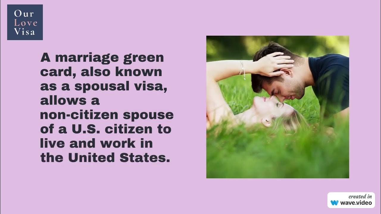What is a Marriage Green Card? YouTube