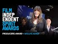 MOLLYE ASHER wins the Producers Award | 35th Film Independent Spirit Awards