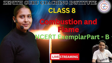 Combustion And Flame Class 8 Science Chapter 4 | NCERT Exemplar Solution | Part - B | By Nikki Ma