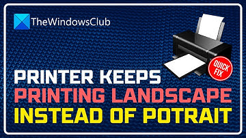 [SOLVED] Printer Keeps Printing LANDSCAPES Instead of PORTRAIT [FOR ALL PRINTERS]