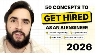 50 Advanced Generative AI Concepts (AI Engineer Interview Prep 2026)