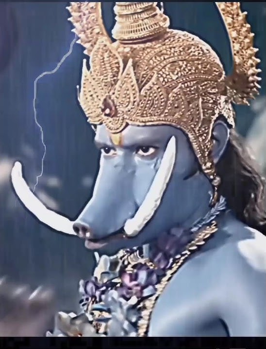 varaha avatar 🙏🕉️♾️👑💙|| baraha avatar ||#varaha #baraha #jaishreekrishna #narayan #krishna #trending